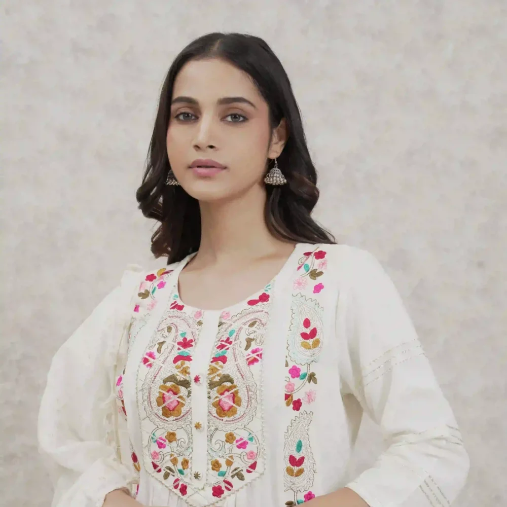 Cotton Frock Set - Image 3
